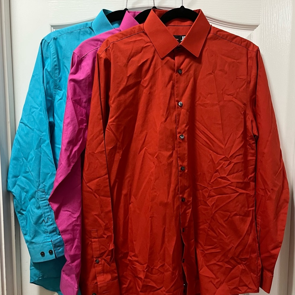 Set of 3 Men’s JF Slim Fit Shirts